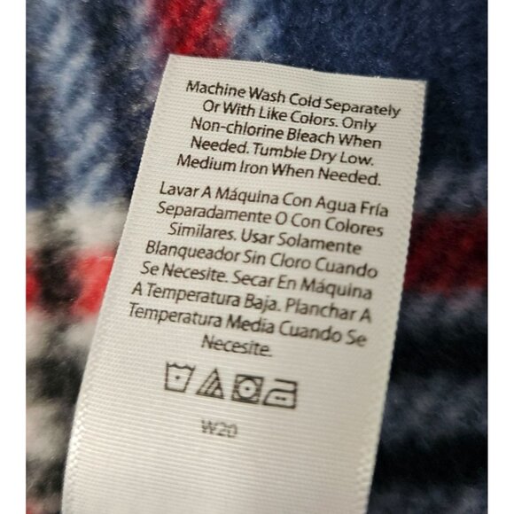 Time And Tru Women's Plaid Fleece Flannel Shacket Sz XL Warm Cozy Outdoors - Picture 6 of 9